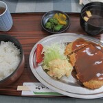 レストラン 辻川 - ミンチカツ定食