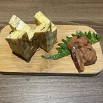 Sushi Bar Yawata BASE - 卵焼き、塩辛