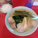 ラーメンショップ - ネギチャーシューメン1100円 半ライス100円