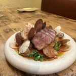 French BISTRO SAUVAGE - 豚肉と魚介