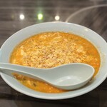 New Tantanmen Kawaguchi Ten - 溶き玉子とひき肉のみ ネギも無い