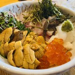 Kappou Chiyo - 生ウニ丼。