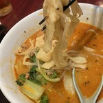 Ryufuku En Oumekaido Ten - 麺の不揃い感はこんな感じ