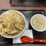 Chao Wagahara Ten - 肉あんかけチャーハン　野菜炒めトッピング