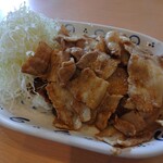 バーグ - スタミナ焼き、肉多め・キャベツ乗せ①