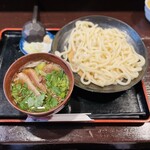 牛すじと肉うどん｢茂｣ - 本鴨つけ汁せいろうどん ¥1,080-