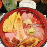 網元 伊豆 - 伊豆ちらし　880円