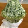 山のおちゃやさん - 料理写真:抹茶かき氷 練乳掛け   ￥350なり