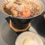 Shabu Shabu Japanese cuisine Kisoji Himonya Ten - メインのトマトすき焼き！