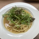 自家製生パスタ専門店 木本屋 - A 柚子胡椒香るやわらか鶏もも肉とトロトロ揚げ茄子の和風パスタ