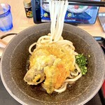 Yamashita Honki Udon Dekkusu Tokyo Bichi - 野菜天ぶっかけうどん 大