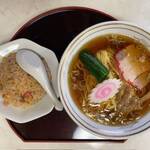 Chinese Kantontei - 半チャーハン＆ラーメンセット　¥1000