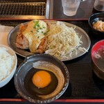 Umaimon Aburi Dojo - とりから南蛮風定食　ライス大盛り