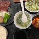 Table Order Viking Yakiniku Odo Nishinomiya Kita Ten - 厚切りハラミ定食990円