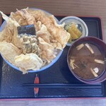 天閣 - 料理写真:天丼（ご飯大盛り）