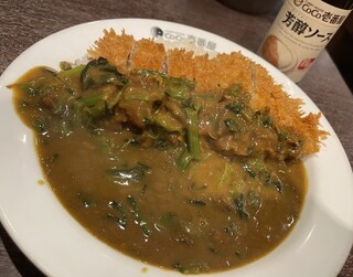 CoCo Ichiban Ya Maebashi Aramaki Ten - ヒレカツカレー＋ほうれん草