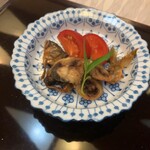 魚亭 かみや - 鮎輪切唐揚げ