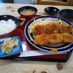 Chikuba Tei - 串カツ定食950円