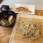 えきのそば 蕎麦 - 鴨つけ蕎麦（1100円）2024年7月