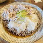 楽々 - 豚しゃぶおろし蕎麦