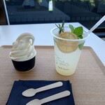 herb house - 料理写真:今回は孫が選んだのでみるくのソフトクリーム580円