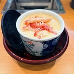 Muten Kura Zushi Akitagai Asahikawa Ten - カニの茶碗蒸し