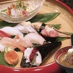 金沢まいもん寿司 - 平日限定20食「人気もんランチ」