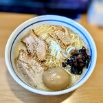 Fukunoya Okegawa Ten - ふくのやらーめん塩 味玉