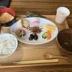 双子池ヒュッテ - 料理写真:朝ごはん