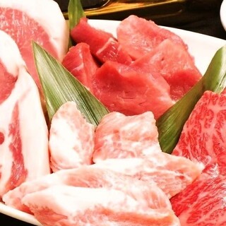 Meat from Shinshu gathered together