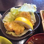 Furaibo - もつ煮とから揚げ定食780円