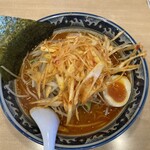 Ramen Menmaru Oyumino Ten - めん丸　辛さL ネギトッピング