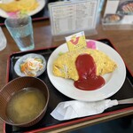 志お食堂 - オムライス@600円