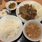 銘菜館 - しょうがやき定食