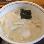 Nagakiya - 川幅うどんと普通のうどんの合盛り