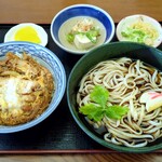 Kisen Mendokoro - カツ丼　ころうどん定食