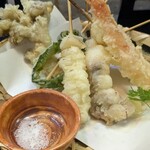 Tempura To Oden Tento - 天ぷらの盛り合わせ