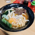 Watanabe Udon - 肉玉うどん　中