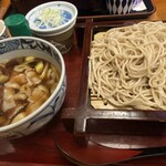 Kinoene - 肉南せいろそば。人生初。うまい！