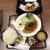 高砂温泉 - 料理写真:ハンバーグ定食　980円