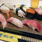 Seafood Dokoro Sushi Tsune Esora Ikebukuro Ten - 特選常にぎり 1,628円