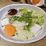 shabushabu kihachi Sakaisuji Honmachi Ten - しゃぶしゃぶ定食の野菜