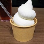 お食事処 はくちょう - ソフトクリーム　450円