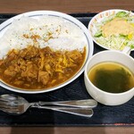 お食事処 はくちょう - 和風牛すじカレー　1250円