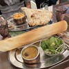 BRITISH INDIAN CAFE 1930 - チキンバターカレー&ナン、マラサドサセット