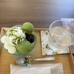 Gelateria Mina Pieno  - 料理写真:抹茶パフェ