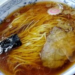 Shimizu Ya Nankodai Shiten - ラーメン丼をアップでパチリ♯ 細麺が昔懐かし醤油スープに泳いでいます(^_^)v