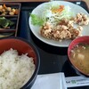 道の駅 とみざわ - 料理写真:唐揚げ定食¥1000