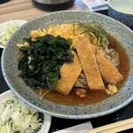 Shinshu Soba Dokoro Sobaemon - 冷やしぶっかけたぬき蕎麦　1.5   ¥790(税込)