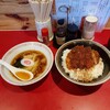 Senri - A ソースかつ丼+半ラーメン800円